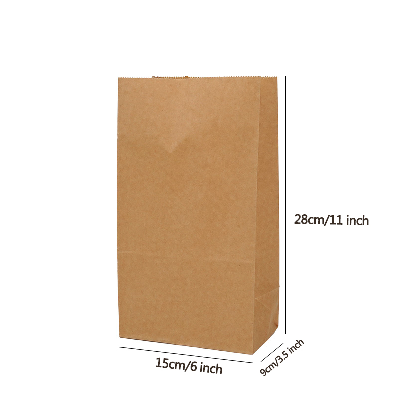 custom printed eco friendly recyclable brown kraft paper square flat bottom paper bags for fruit shopping packaging custom printed eco friendly recyclable brown kraft paper square flat bottom paper bags for fruit shopping packaging