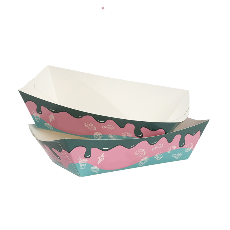 custom disposable waterproof and oil proof kraft paper tray boxes, special packaging boxes for catering and fast food restaurants custom disposable waterproof and oil proof kraft paper tray boxes, special packaging boxes for catering and fast food restaurants