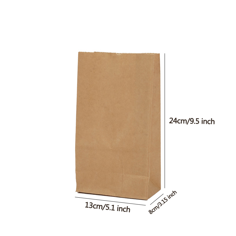 custom printed eco friendly recyclable brown kraft paper square flat bottom paper bags for fruit shopping packaging custom printed eco friendly recyclable brown kraft paper square flat bottom paper bags for fruit shopping packaging