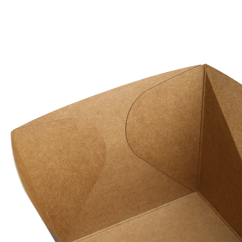 custom disposable waterproof and oil proof kraft paper tray boxes, special packaging boxes for catering and fast food restaurants custom disposable waterproof and oil proof kraft paper tray boxes, special packaging boxes for catering and fast food restaurants