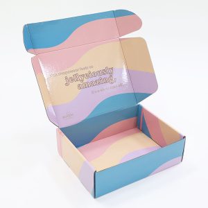 christmas shipping box, 6x6x2 inches, recyclable corrugated cardboard gift box, mailer for small businesses