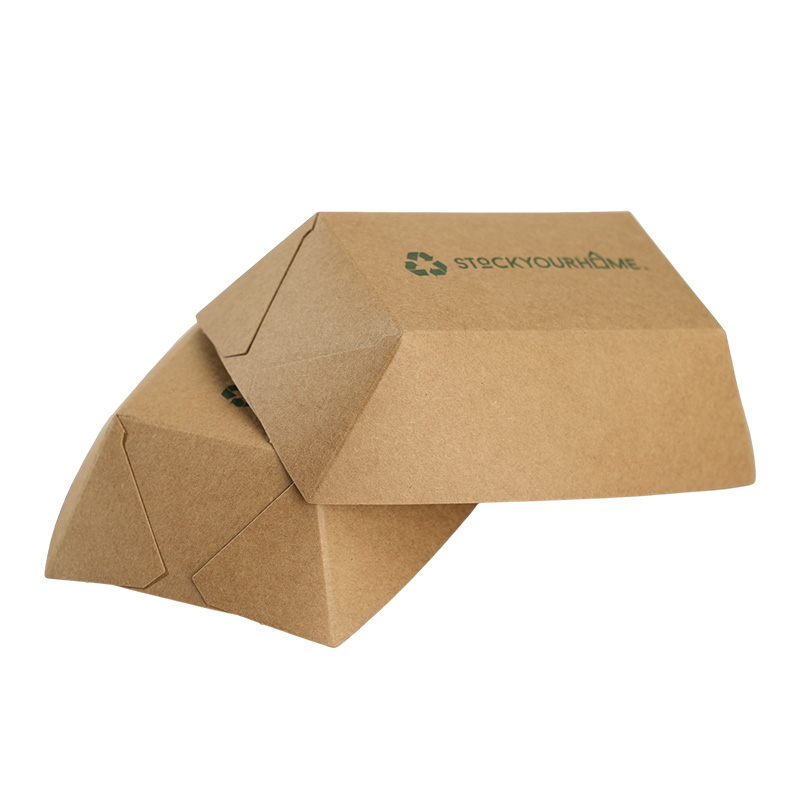 custom disposable waterproof and oil proof kraft paper tray boxes, special packaging boxes for catering and fast food restaurants custom disposable waterproof and oil proof kraft paper tray boxes, special packaging boxes for catering and fast food restaurants