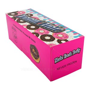 custom donut boxes, suitable for packaging bread, macarons, cookies, mochi and donuts
