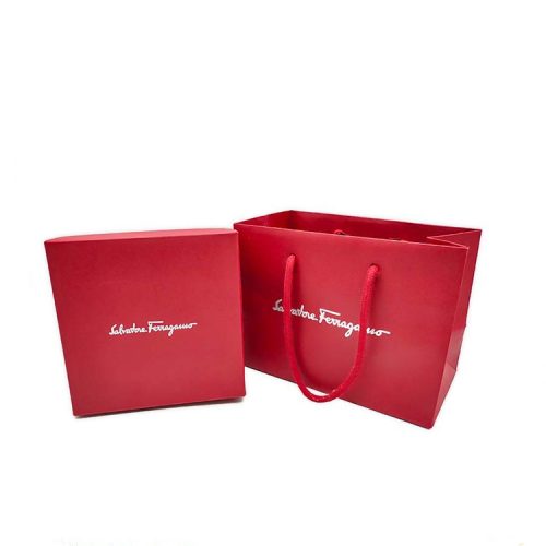 Gift box set with silver foiled logo