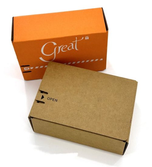 Zipper Opening Mailer Box