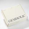Alphabet white paperboard mailer box