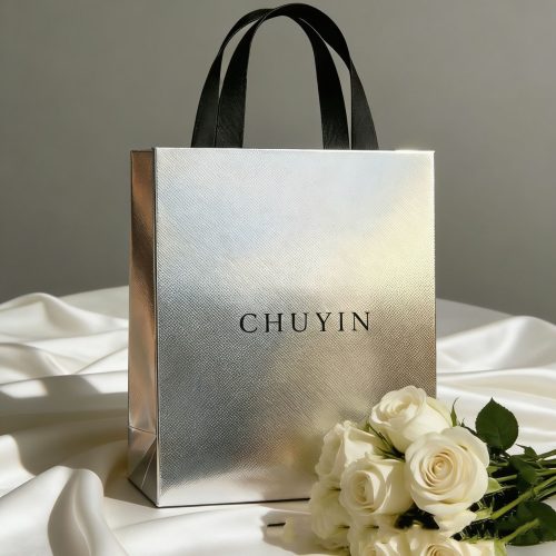 主图-3 Custom silver gift bags