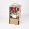 主图-3 thickened rigid kraft flower gift box, drop-resistant and non-deformable