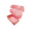 Double-sided pink paper box