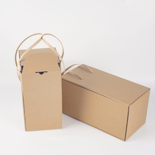 主图-4 thickened rigid kraft flower gift box, drop-resistant and non-deformable