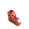 Heart-shaped packaging paper box