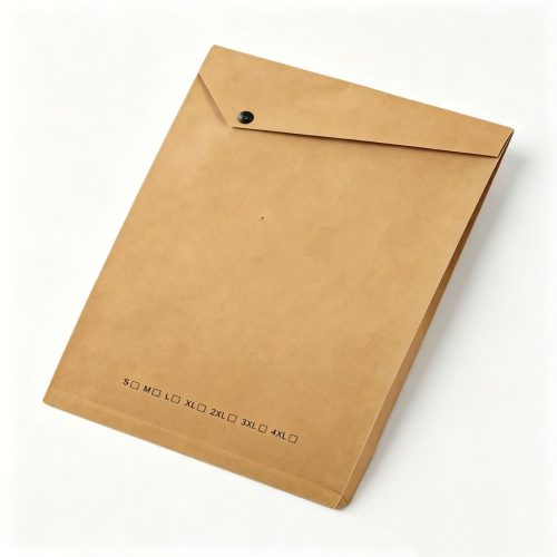 Thickened kraft paper mailing bags