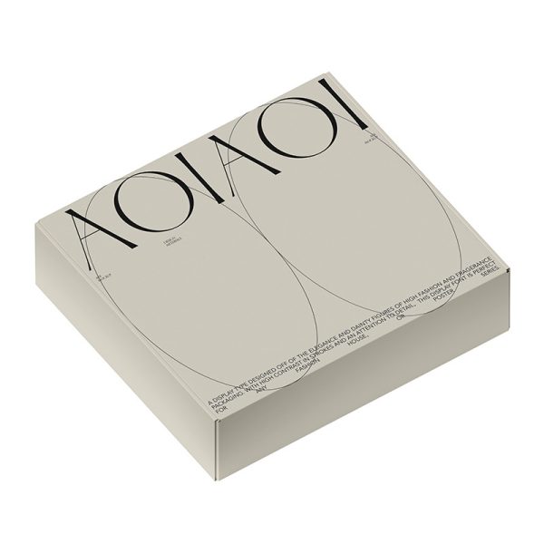 主图-5 Premium white gold-foiled mailer box