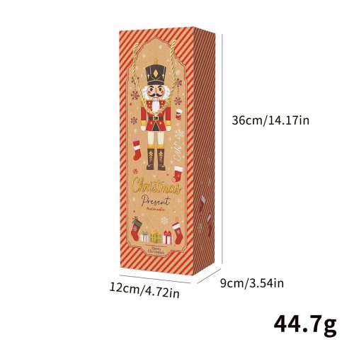 1-Bottle Wine Carrier Bags Christmas Set