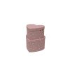 主图-5 heart shape polka dot silver hot stamping 2pcs flower gift box