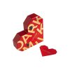 Heart-shaped packaging paper box