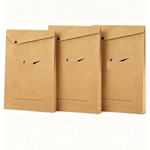 Thickened kraft paper mailing bags