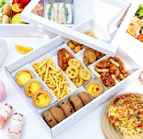 产品图换白底 (1) Kraft paper picnic boxes / Packaging boxes