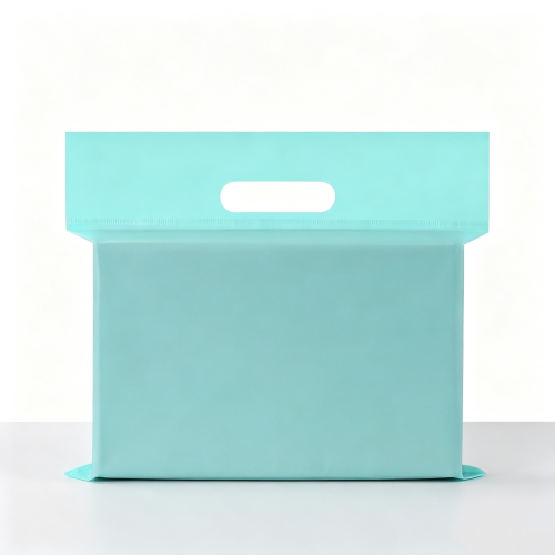 产品图白底处理 (1) Colored Frosted Clear CPE Mailer Bag with Handle(100 PCS)