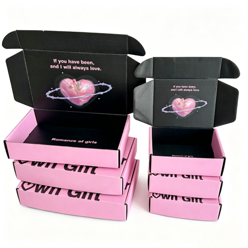 产品图白底处理 (10) Aesthetic pink mailer boxes
