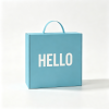 包装盒名称 (12) Thick corrugated paper double-sided color printed hand-held mailer box