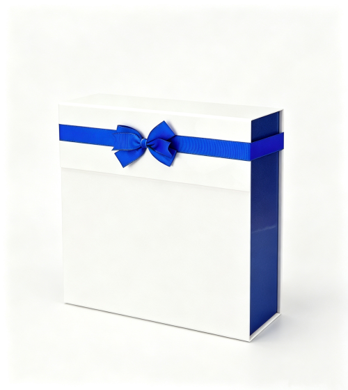 包装盒名称 (54) two-tone blue white pearlescent gift box