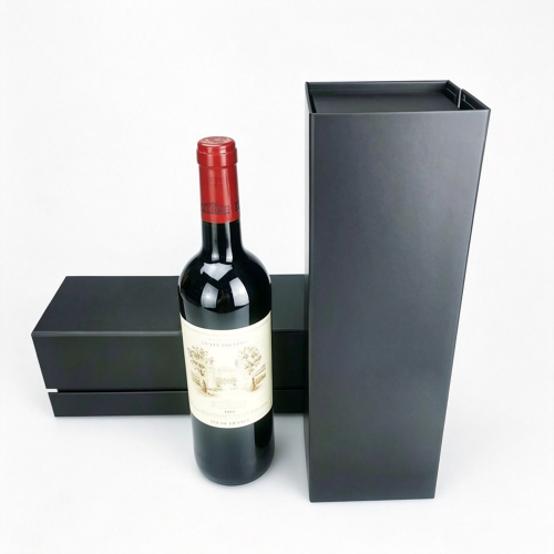 包装盒名称 (61) side flip foldable wine & champagne gift box