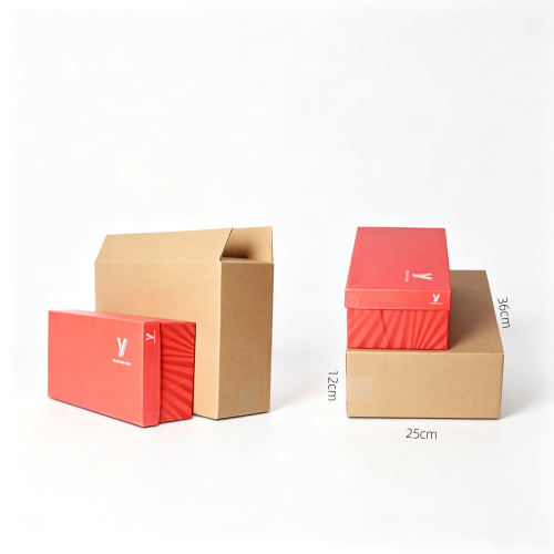 图片处理需求 (25) Reinforced Shipping Carton for Shoe Boxes