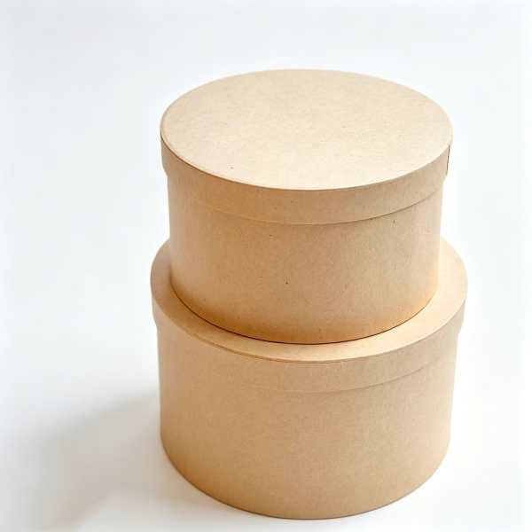 图片处理需求 (33) Circular Kraft Gift Box