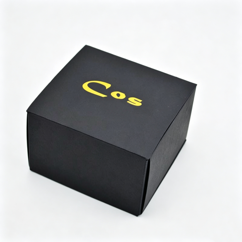 AE heavy-duty gold foiled packaging box