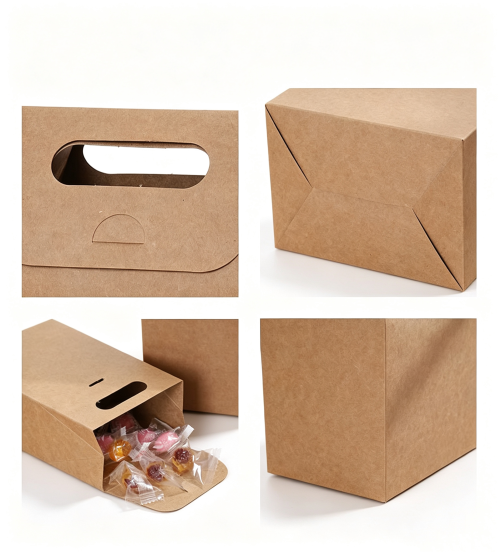 图片处理需求 (50) Handheld Paper Bag for Baking Packaging