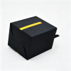 Black gift box with gold foil stamping