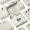 Premium white gold-foiled mailer box