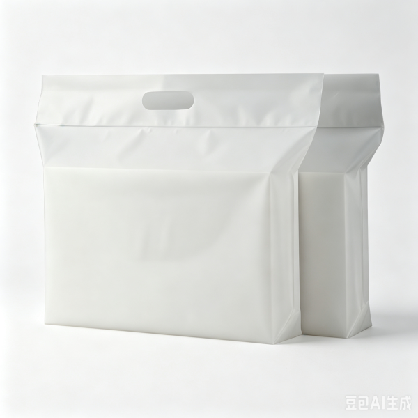 Frosted Clear CPE Mailer Bag with Handle（100PCS）