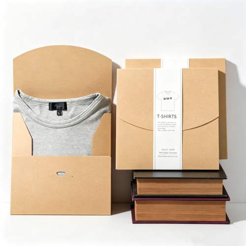 生成白底图片 (1) Kraft paper mailing box