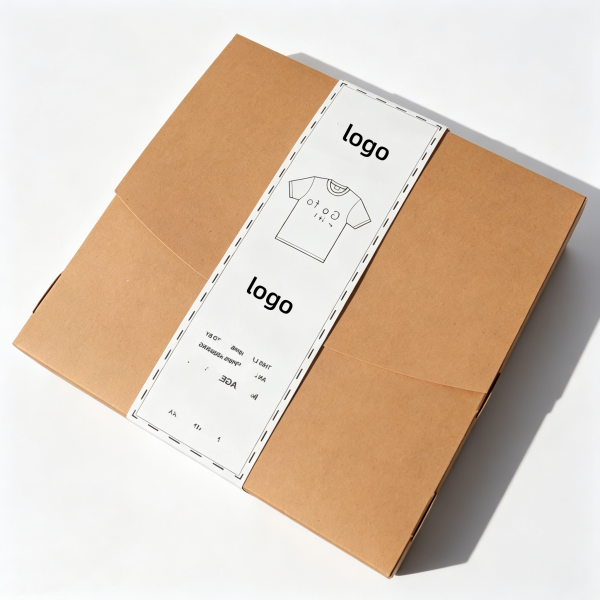 生成白底图片 (13) Kraft paper mailing box