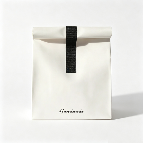 Minimalist Kraft Bakery Bags for Pastry & Cookie Packaging