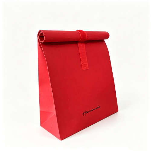 Minimalist Kraft Bakery Bags for Pastry & Cookie Packaging