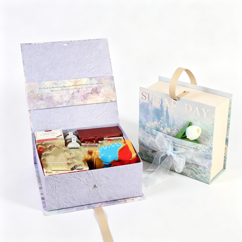 电商产品图处理 (4) Floral Tale Premium Handheld Gift Box