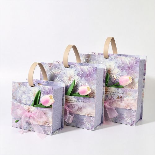 电商产品图处理 (5) Floral Tale Premium Handheld Gift Box