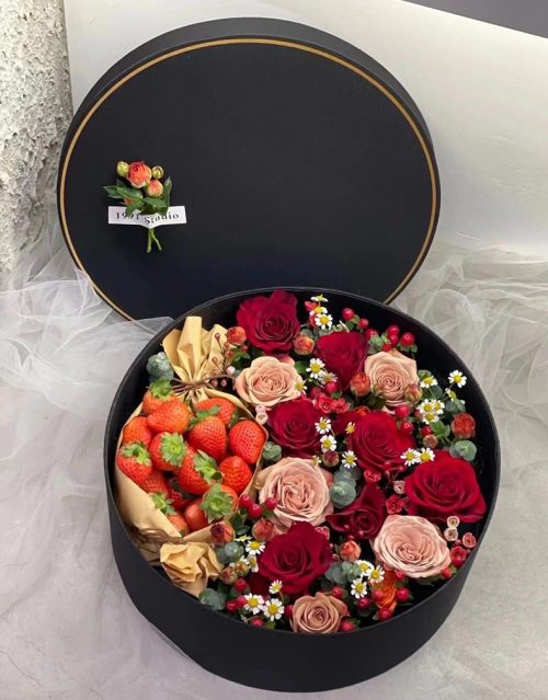 详情-10 round, heart-shaped, square windowed flower gift boxes