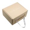 Custom logo corrugated hat box