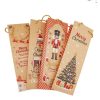 1-Bottle Wine Carrier Bags Christmas Set