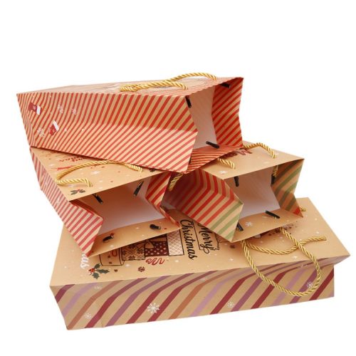 1-Bottle Wine Carrier Bags Christmas Set