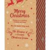 1-Bottle Wine Carrier Bags Christmas Set