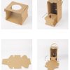 详情-6 thickened rigid kraft flower gift box, drop-resistant and non-deformable