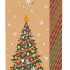 1-Bottle Wine Carrier Bags Christmas Set