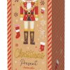 1-Bottle Wine Carrier Bags Christmas Set