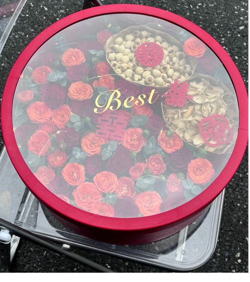 详情-8 round, heart-shaped, square windowed flower gift boxes