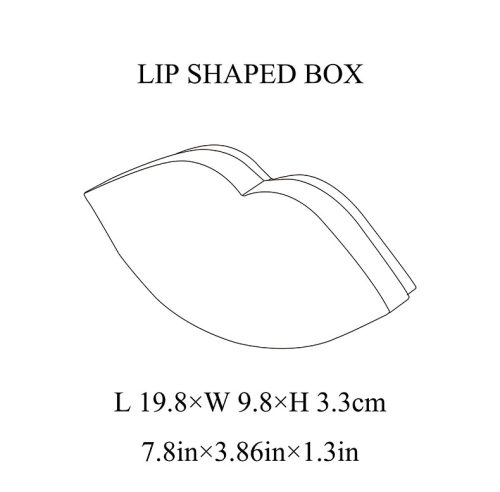 creative lip-shaped gift box